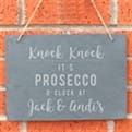 Thumbnail 1 - Personalised Gin or Prosecco Hanging Slate Sign