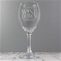 Thumbnail 5 - Personalised Time to Wine Down Glass