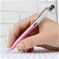 Thumbnail 1 - Personalised Diamante Elements Pink Pen