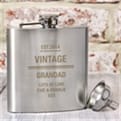 Thumbnail 1 - Personalised Any Message Stainless Steel Hip Flask