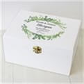 Thumbnail 2 - Personalised Botanical White Keepsake Box
