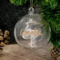 Thumbnail 2 - Personalised Glass Christmas Bauble