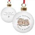 Thumbnail 4 - Personalised Owl Bauble