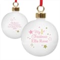 Thumbnail 4 - Personalised 'My 1st Christmas' Bauble