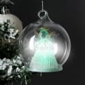 Thumbnail 4 - Personalised Christmas Message LED Angel Bauble