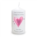 Thumbnail 2 - Personalised Hearts Candle