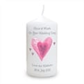Thumbnail 4 - Personalised Hearts Candle