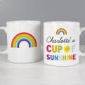 Thumbnail 1 - Personalised Rainbow Cup of Sunshine Mug