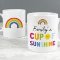 Thumbnail 2 - Personalised Rainbow Cup of Sunshine Mug