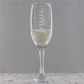 Thumbnail 2 - Personalised Name Engraved Flute Glass