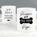 Thumbnail 1 - Personalised Pawsome Dog Mum Mug