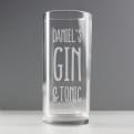 Thumbnail 2 - Personalised Gin & Tonic Hi Ball Glass