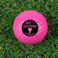 Thumbnail 3 - Personalised Pink Golf Balls