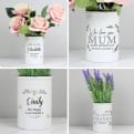 Thumbnail 1 - Personalised Straight Sided Ceramic Plant Pots