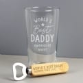 Thumbnail 1 - Personalised World's Best Pint Glass and Bottle Opener