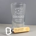 Thumbnail 3 - Personalised World's Best Pint Glass and Bottle Opener