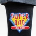 Thumbnail 2 - Personalised Super Dad Socks