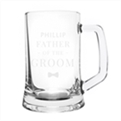Thumbnail 3 - Father of the Groom Personalised Glass Tankard