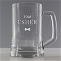 Thumbnail 2 - Usher Personalised Glass Tankard