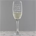 Thumbnail 1 - Mother of the Groom Personalised Champagne Glass