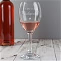 Thumbnail 2 - Bridesmaid Personalised Wine Glass