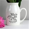 Thumbnail 1 - Personalised Mr & Mrs Flower Jug