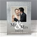 Thumbnail 3 - Personalised Mr & Mrs Glitter Glass Photo Frame