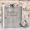 Thumbnail 2 - Personalised Father of the Bride Hip Flask