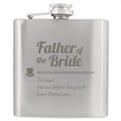 Thumbnail 3 - Personalised Father of the Bride Hip Flask