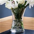 Thumbnail 1 - Personalised 50th Birthday Glass Vase