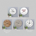 Thumbnail 12 - Personalised Wooden Wall Clocks for Couples and Family