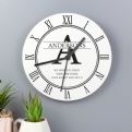 Thumbnail 2 - Personalised Wooden Wall Clocks for Couples and Family