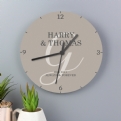 Thumbnail 7 - Personalised Wooden Wall Clocks for Couples and Family