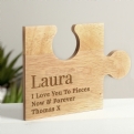 Thumbnail 5 - Jigsaw Piece Personalised Wooden Drink Coasters
