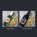 Thumbnail 10 - Personalised Bamboo Bottle Opener Coaster & Beer/Ale Sets
