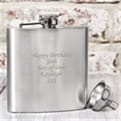 Thumbnail 4 - Personalised Stainless Steel Hip Flask