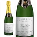 Thumbnail 3 - Personalised Champagne Bottle - Elegant Swirl