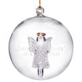 Thumbnail 1 - Personalised Glass Angel Christmas Bauble