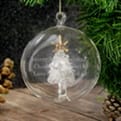 Thumbnail 1 - Personalised Glass Christmas Tree Bauble