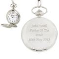 Thumbnail 3 - Engraved Pocket Watch and Chain
