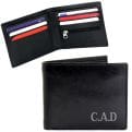 Thumbnail 5 - Personalised Black Leather Wallet