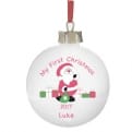Thumbnail 5 - Personalised Babies First Christmas Bauble