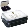 Thumbnail 2 - Sterling Silver Cross Necklace in Personalised Box