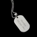 Thumbnail 3 - Personalised Dog Tag Necklace