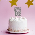 Thumbnail 1 - Handmade "Straight Outta" 30th Birthday Year Cake Topper