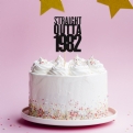 Thumbnail 1 - Handmade "Straight Outta" 40th Birthday Year Cake Topper