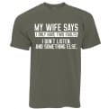 Thumbnail 3 - My Wife Says I Only Have Two Faults… Mens T-Shirts