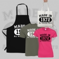Thumbnail 1 - Made In... 50th Birthday T Shirts & Accessories