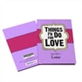 Thumbnail 11 - Personalised Things I’d Do for Love Book