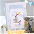 Thumbnail 1 - Personalised Baby Record Book & Elephant Teddy